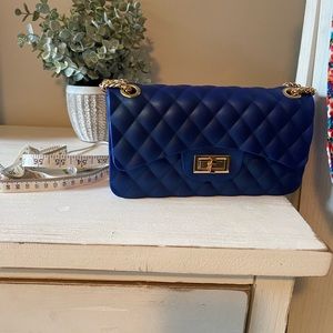 Royal Blue Jelly Purse